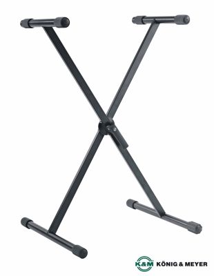 K&amp;M  18930 Keyboard Stand ขาตั้งคีย์บอร์ด แบบก้านเดียวตัว X ปรับสูงได้ 59.4 - 96.4 ซม. รองรับน้ำหนักได้มากถึง 50 กก. พับเก็บได้ (Model: 18930-070-55) ** Made in Germany **