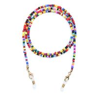 Colored Beaded Eyewear Chain Woman Anti-Slip Sunglasses Lanyard Mask Holder Cord Colorful Glasses Chain Wholesale Eyewear case