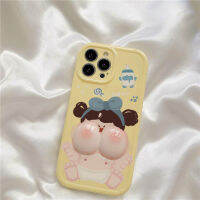 UNI เคสซิลิโคนกันกระแทกสำหรับ3D รูปสัตว์ขำขันสำหรับ iPhone 11 12 13 14 PRO MAX