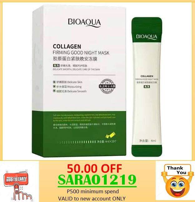 Authentic Bioaqua Collagen Gel Sleeping Firming Mask Lazada PH