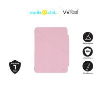 Wroof เคสไอแพด iPad 10.9"(Air4) Crystal Clear Folio-Pink (mtc888)