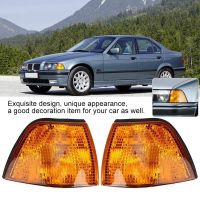 2Pcs Car Corner Light Without Bulb Turn Signal Indicator for E36 Sedan 1992-1998