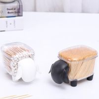 Toothpick Cotton Swab Box Small Sheep Storage Tank Plastic Desktop Storage Box Organizer Plastic Organizer Box