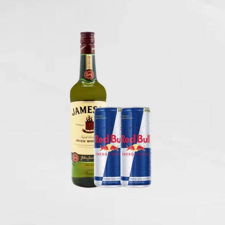Jameson Irish Whisky 700 Ml + 2 Red Bull ED Reg Cans 250 ml Lazada