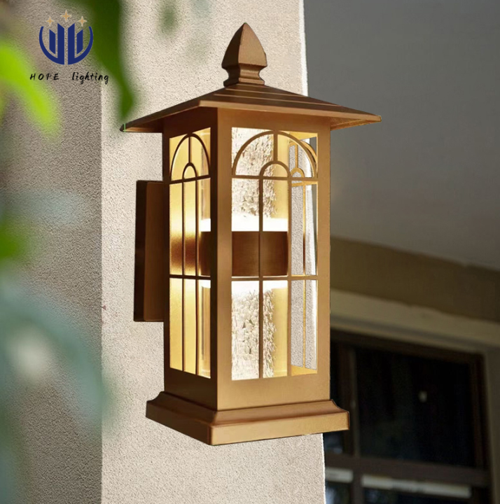 HOPE LED Outdoor Porch Light Retro Lamp Waterproof European Vintage