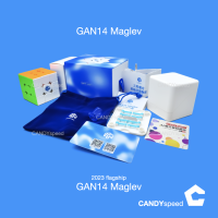 รูบิค GAN14 Maglev UV, GAN 14 Maglev Frosted รูบิคแม่เหล็ก Magnetic Cube | by CANDYspeed