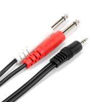 【1.5M3M5M10M】3.5mm Male Jack To 2*6.35mm Male Audio Aux Cable Adapter Double Extension Cable Speaker Accessories