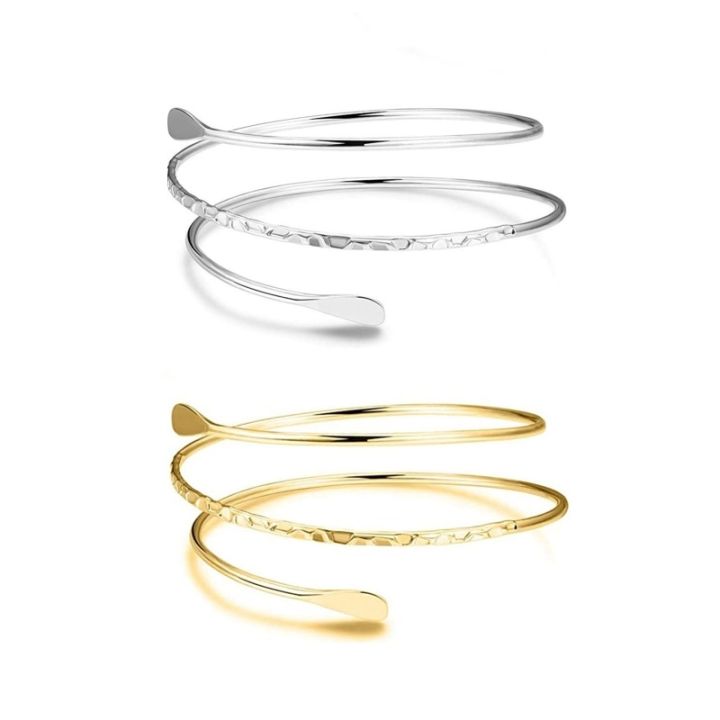 metal-arm-cuff-upper-arm-bracelet-band-for-women-gold-silver-color-armlet-spiral-armband-adjustable-arm-cuff-bangle-dropship-adhesives-tape