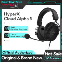 Original HyperX Cloud Alpha S Gaming Headset E-Sports Headphone Gamer พร้อมหูฟังไมโครโฟนสำหรับ Kingston PC PS4 X