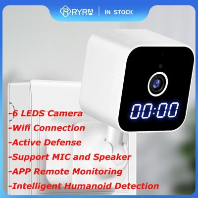 ZZOOI 1080P Tuya Smart Mini WiFi IP Camera Clock Video Indoor Wireless Surveillance Photo Push Alarm Video Home Security Baby Pet Moni