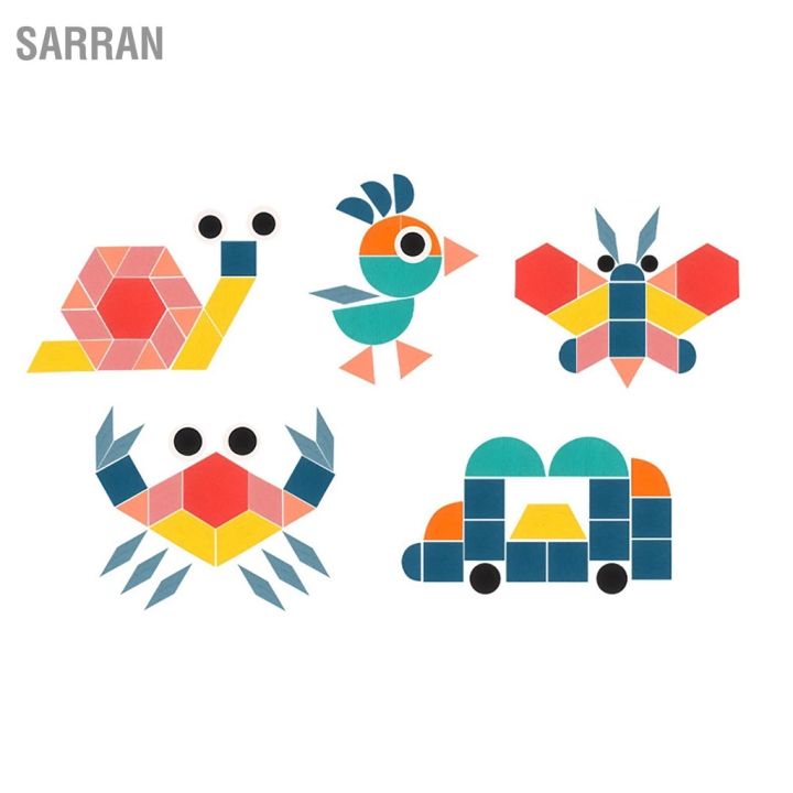 ๑-ของเล่นไม้-tangram-180-ชิ้นสร้างสรรค์รูปร่างปริศนา-ปริศนา-ปริศนาสำหรับเด็ก-ของเล่นก่อนวัยเรียน-tangram-ของเล่นเด็ก-3-ถึง-6-ปี-sarran