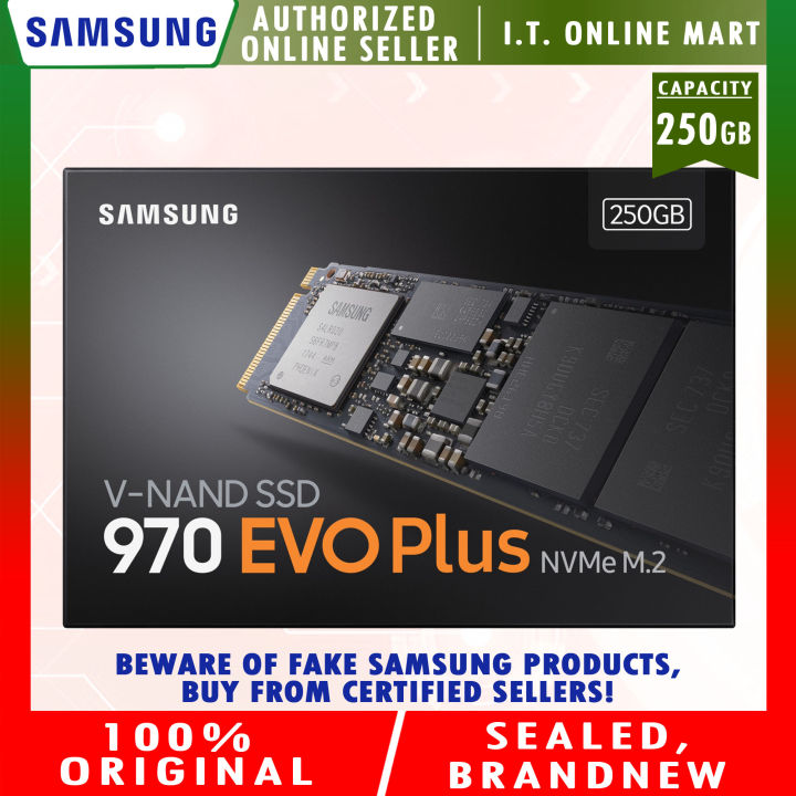 Samsung 970 Evo Plus 250gb Nvme M2 2280 Solid State Drive Ssd Mz V7s250bw Lazada Ph 6910