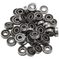 50Pcs/Set 608 2RS Ball Bearing ABEC-5 8X22X7 mm Deep Groove Carbon Steel Sealed Ball Bearings