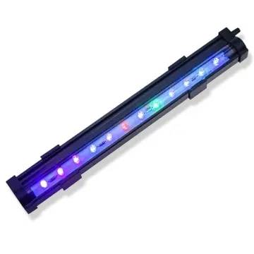 Aquarium Underwater Led Light Air Bubble Stone Colorful For Fish Tank Round  Lamp