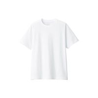 MUJI MUJI Mens Washed Tianzhu Woven Round Neck Solid Color Short Sleeve T-Shirt ABA01A2S [Fast delivery]