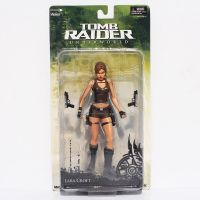 【support】 Sarkar Express 1ชิ้น Tomb Raider Lara Croft PVC ตุ๊กตาขยับแขนขาได้7 "ในกล่อง Gratis Ongkir