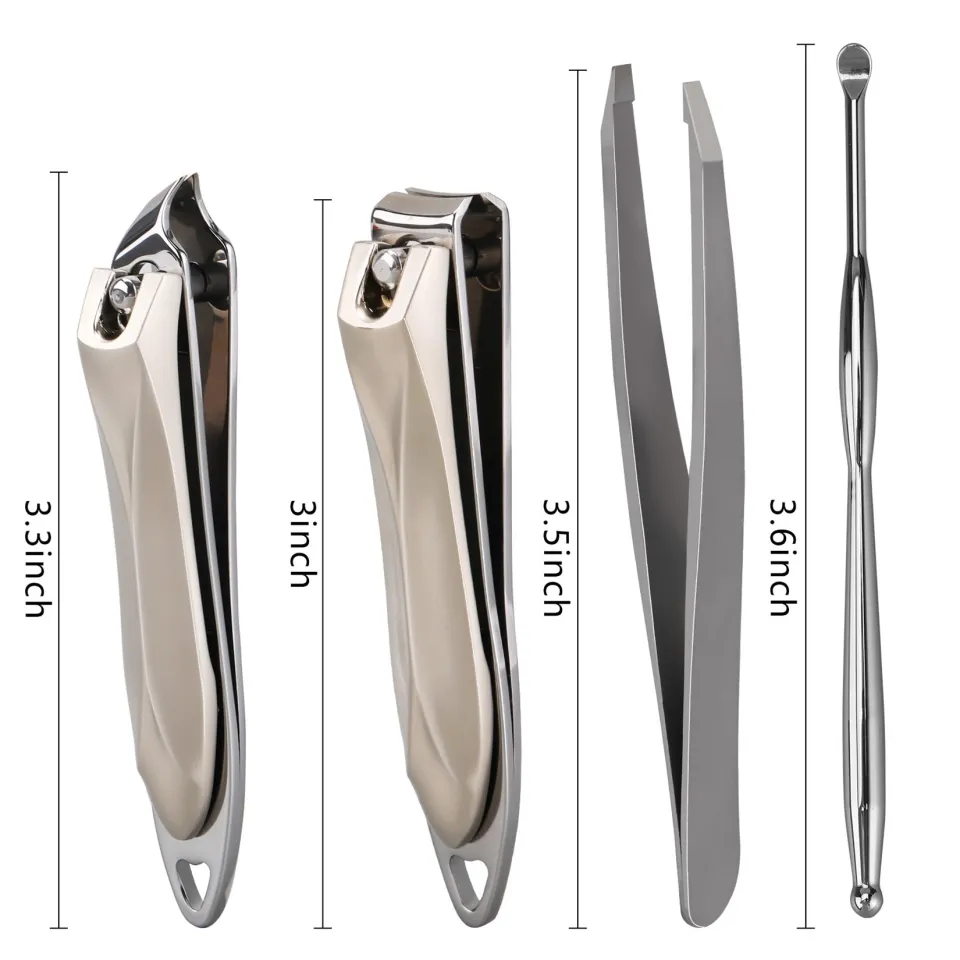 SGNEKOO Ultra Thin Nail Clippers Foldable Travel Slim Fingernail