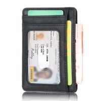 Leather Credit Card ID Card Wallet Business Credit Card Holder Organizer for Case Bank Card Package Bag Front Pocket Wal 517D Card Holders