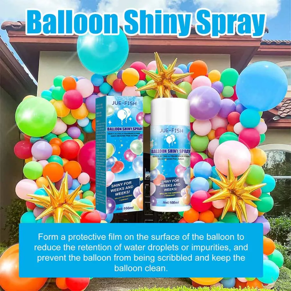 Balloon Brite -High Shine Spray for Latex Balloons - Get a Hi