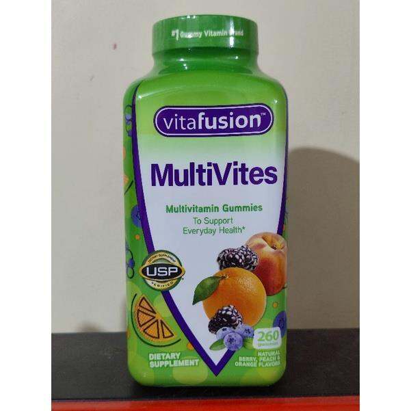 VitaFusion MultiVites Gummy Multivitamin Multi Vites 260 Gummies Adult ...