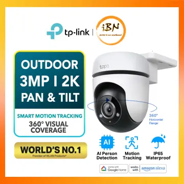 TP-Link Tapo C500 Outdoor Pan/Tilt Home Security WiFi Smart Camera, 2MP  1080p F