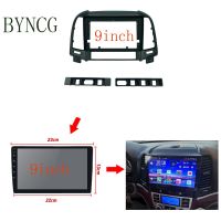 ข้อเสนอพิเศษ BYNCG 2 Din วิทยุติดรถยนต์แผงพลาสติก Fascia สำหรับฮุนไดซาตาเฟ IX45 2006 ~ 2012การติดตั้ง DVD GPS Mp5 Dash Mount ชุดกรอบรูป