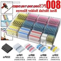 ﹍ Electrical Wire Connectors Insulated Butt Splice Heat Shrink Solder Terminal Waterproof Butt Connectors Wire Cable Terminal