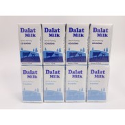 LỐC 4 HỘP SỮA TƯƠI TIỆT TRÙNG ĐÀ LẠT MILK 110ML CÓ ĐƯỜNG ÍT ĐƯỜNG DALAT