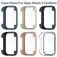 [SOSO 3C accessories] ฝาครอบป้องกันพีซีสำหรับ OPPO Watch 2 42มม./46มม. ตัวป้องกันหน้าจอแบบเต็มเคสฟิล์มกันรอย