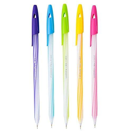 ส่งฟรี-ปากกา-ปากกาลูกลื่น-0-5-มม-สีน้ำเงิน-ด้ามคละสี-yoya-gimmy-30-ด้าม-แพ็ค30ด้าม