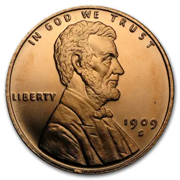  1 oz .999 Pure Copper Round/Challenge Coin (Lincoln