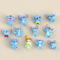 【CW】☈■  12Pcs Figures Lilo Stitch 3Cm Figure Landscape Kawaii Gifts