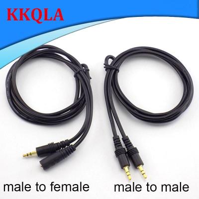 QKKQLA 1.5/3/5/10M DC 3.5mm RCA Stereo Audio Jack to Male to Male Extension Cable For Headphone MP3/4 TV Computer Connector