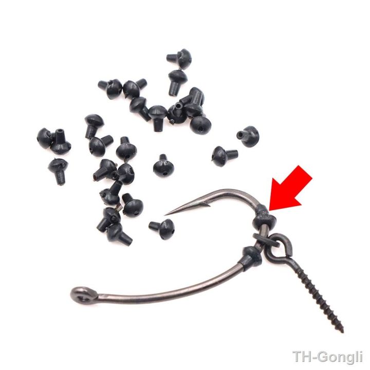 hot-10-20-50pcs-rubber-fishhook-beads-for-carp-fishing-accessories-stop-bead-fishhook-stopper