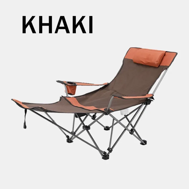 Reclining Camping Chair With Leg Rest Camping Chair Foldable Outdoor