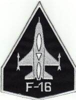 iron on patch Embroidery F-16 Jet Army Air Force  8x6.5 cm เครื่องบิน กองทัพอากาศ เจ็ท  กองทัพ  ทหาร ตัวรีด เย็บติดผ้าประเทศไทย โลโก้ปัก มีกาวสำหรับรีด ตกแต่งเสื้อ