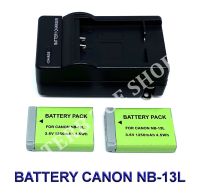 (Saving Set 2+1) NB-13L / NB13L Camera Battery and Charger for Canon รหัสแบต NB-13L / NB13L แบตเตอรี่และแท่นชาร์จสำหรับกล้องแคนนอน For Canon PowerShot G1 X Mark III, G7 X, G7 X Mark II, G9 X, SX720 HS, SX730 HS, SX740 HS BY TERB TOE SHOP