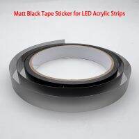 For 18 in 1 LED Acrylic Strips Light Part Guide Fiber Optic Car Ambient Lights Atmosphere Smoke Matt Black Tape Sticker