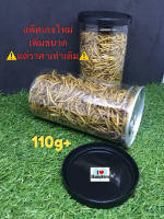 หนอนอบแห้งจากฟาร์ม HAMSTER FOOD/Dried Worms / อาหารหนูแฮมสเตอร์ / ชูการ์ / ชิลชิล่า และเม่นแคระ 110 กรัม*1 กระปุก