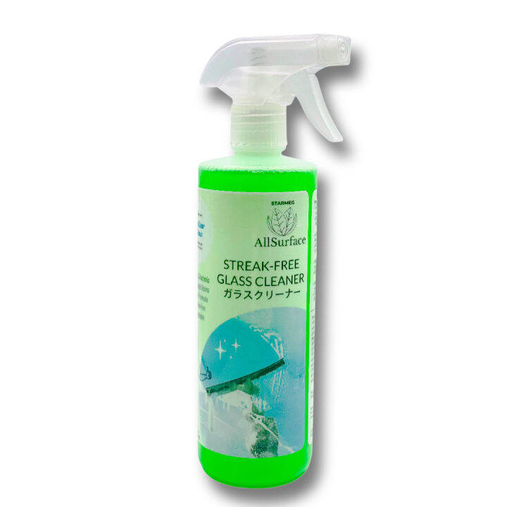 Allsurface Natural Glass Cleaner Streak Free Disinfectant Kills Bacteria 500ml Starmeg Lazada 7313