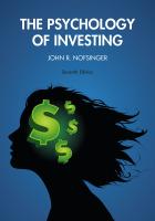 หนังสืออังกฤษใหม่ The Psychology of Investing (7TH) [Paperback]