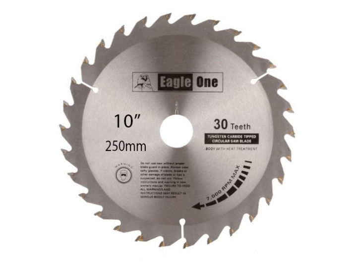 eagle-one-circular-saw-blade-ใบเลื่อยวงเดือน-10-x30t-ใบเลือยตัดไม้-ใบเลือยวงเดือน10-ใบเลือยตัดไม้10-wood-saw-blade-ใบเลื่อยแข็งแกร่ง-ขนาด-10-x30-t