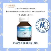 Amsel Amino Lecithin Plus แอมเซล อะมิโน เลซิทิน พลัสกรดอะมิโนสกัดถึง 20 ชนิด (45 แคปซูล x 1 ขวด)