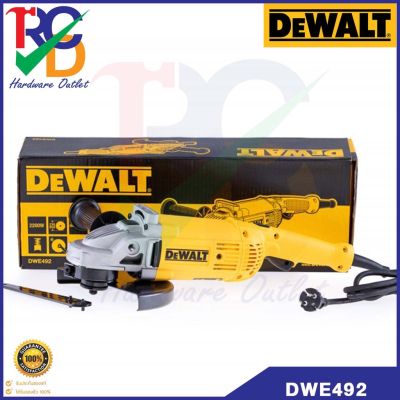 เครื่องเจียรไฟฟ้า 9 นิ้ว DEWALT รุ่น dwe492 (2200 วัตต์)