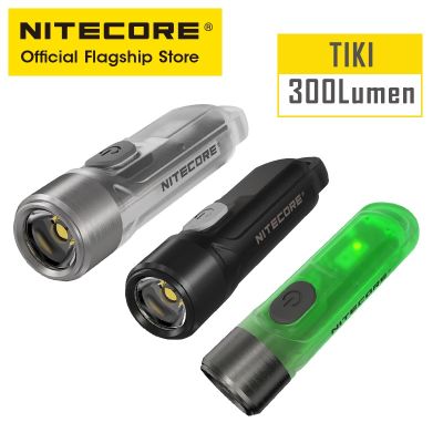 Nitecore TIKI พวงกุญแจไฟฉาย EDC หลายแสง ชาร์จ USB แบบพกพา สําหรับตั้งแคมป์ APC UV Mini