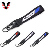 สำหรับ YAMAHA MT07 Mt 07 09 03 MT09 TRACER 900700 Gt TRACER 7 Gt 9 Gt รถจักรยานยนต์ Keyring Key Chain เข็มขัด Lanyard เย็บปักถักร้อยโลโก้