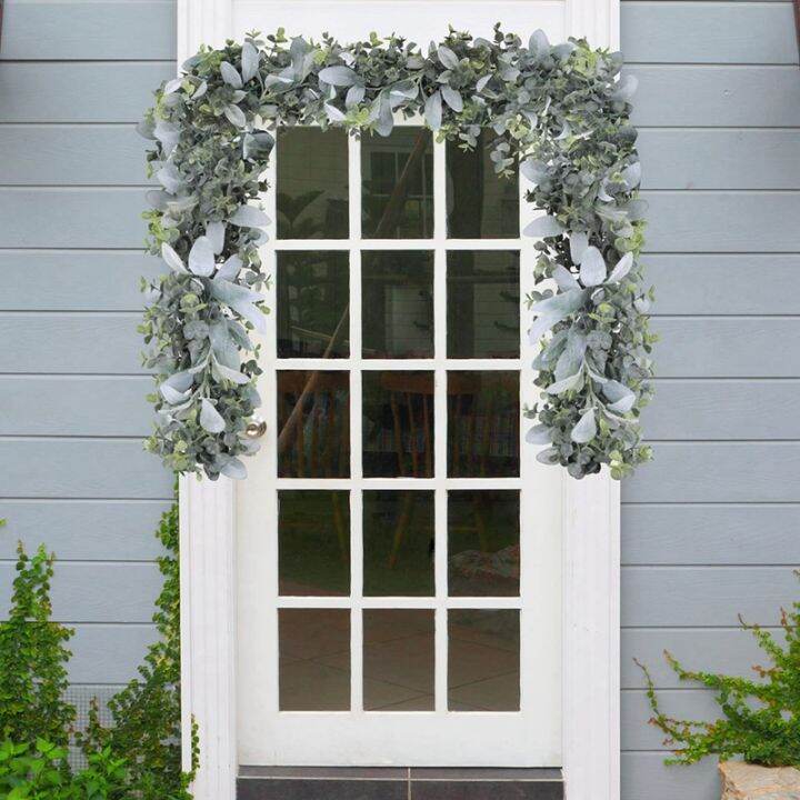 1-piece-lambs-ear-leaves-garland-artificial-greenery-garland-in-gray-green-for-farmhouse