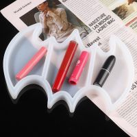 XIYUANN Bat Bat Box Mold Handmade DIY Halloween Storage Tray Creative Silicone Bat Ashtray Mold Halloween