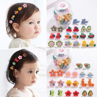 [COD] Baby girl hair clip infant summer headdress volume less broken card cute super
