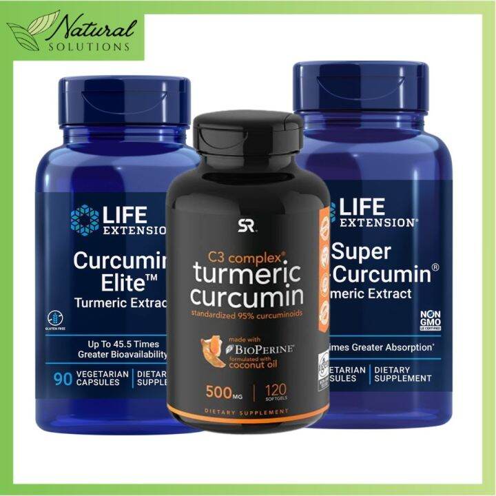 Natural Solutions Life Extension Curcumin Elite, Turmeric Extract